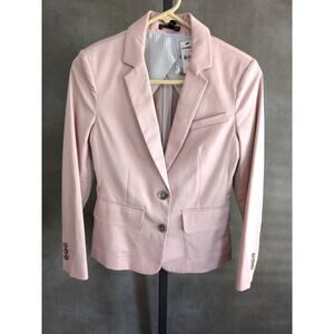 Express Pale Pink Womens Office Attire Lined Blazer Sz 4